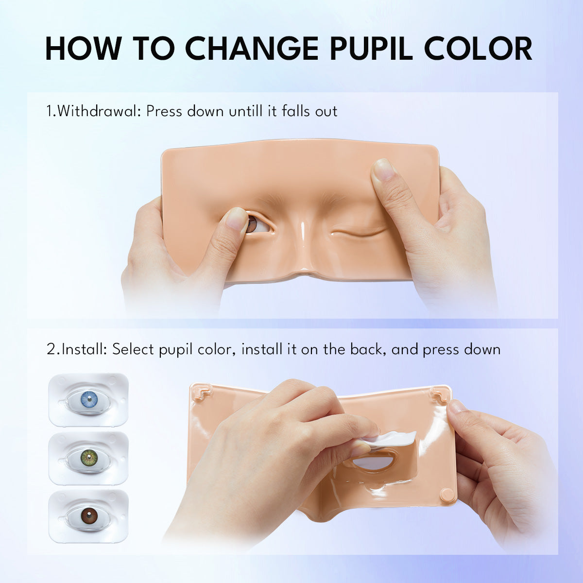wink makeup board sample #1