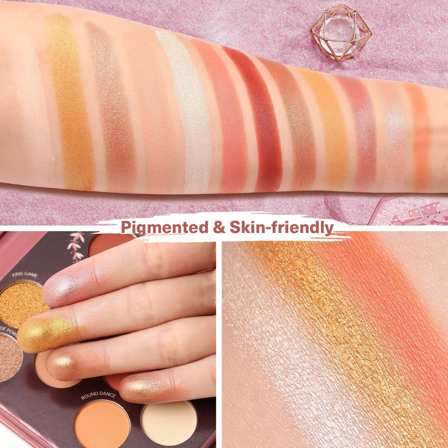 12 Shade Retro-Themed Palette - essenshire by IMAKEUPNOW., INC