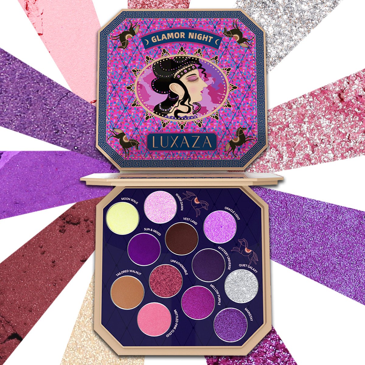 12 Shade Retro-Themed Palette - essenshire by IMAKEUPNOW., INC
