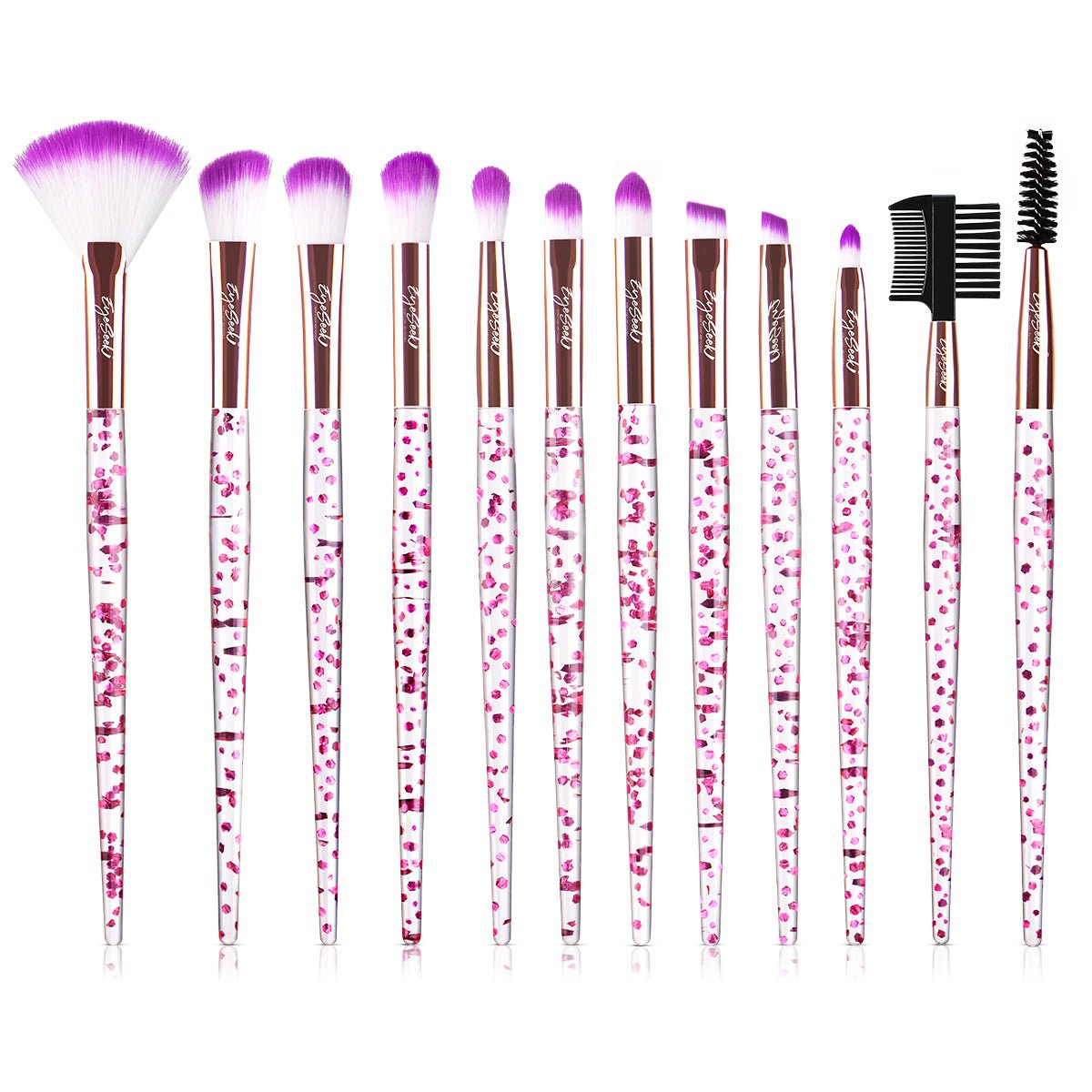 12PCS Professional Makeup Brush Set - essenshire by IMAKEUPNOW., INC
