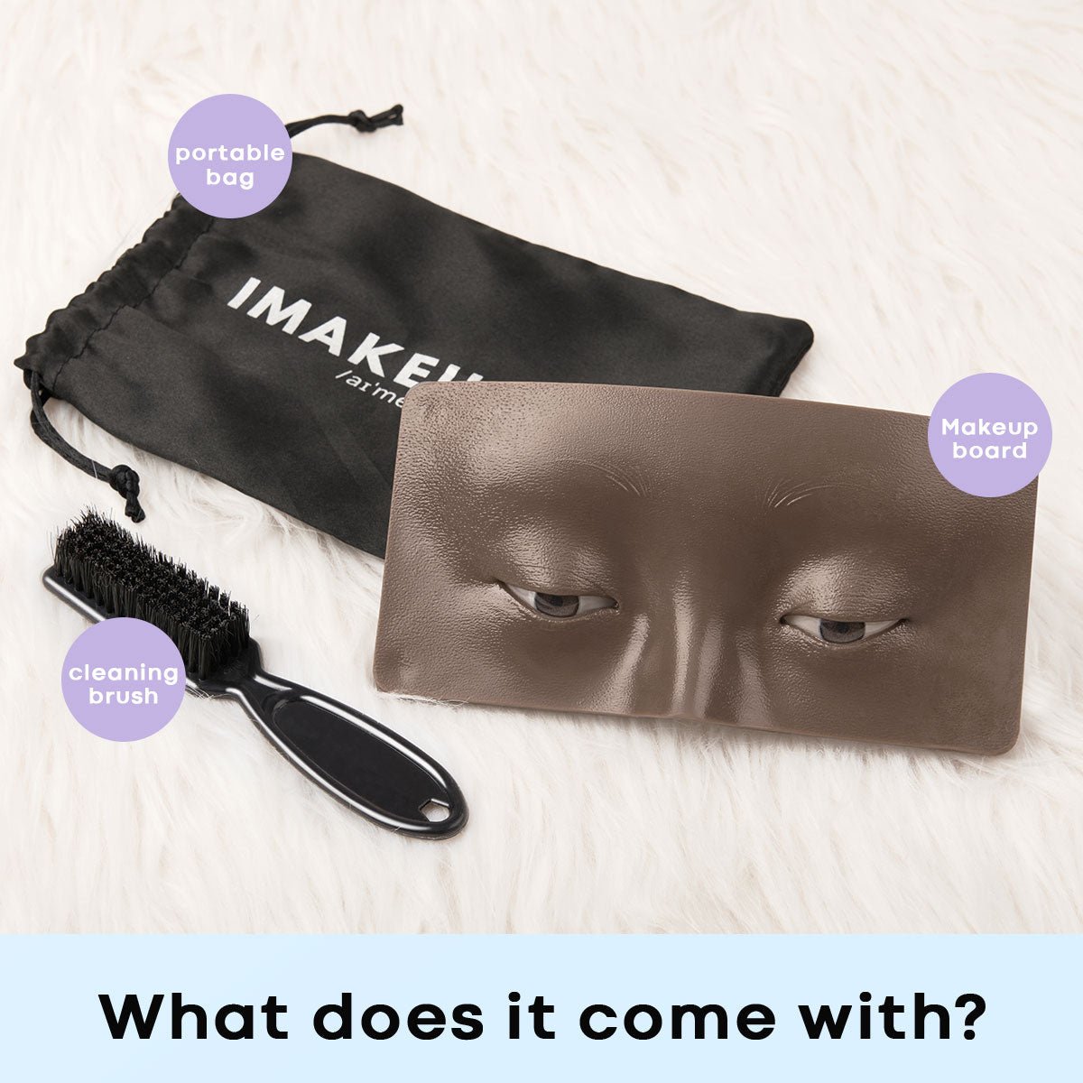 3D IMAKEUPNOW MODEL #6 Dark Brown 3 - essenshire by IMAKEUPNOW., INC