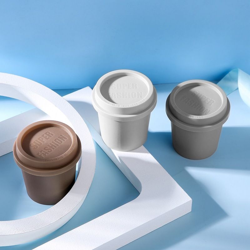 3PCs Set Beauty Sponge in A Coffee Cup Holder - essenshire by IMAKEUPNOW., INC