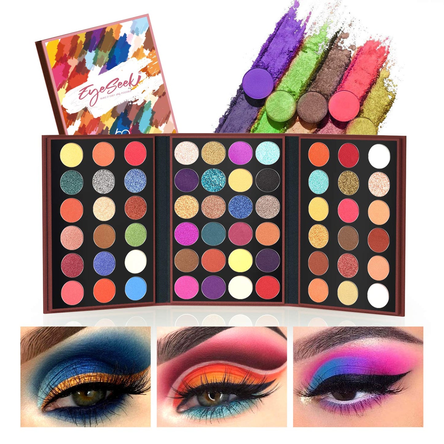 60 Shades Portable-pro Eyeshadow Palette - essenshire by IMAKEUPNOW., INC