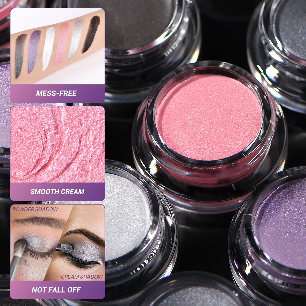 6Pcs Creme Eyeshadow Set - essenshire by IMAKEUPNOW., INC
