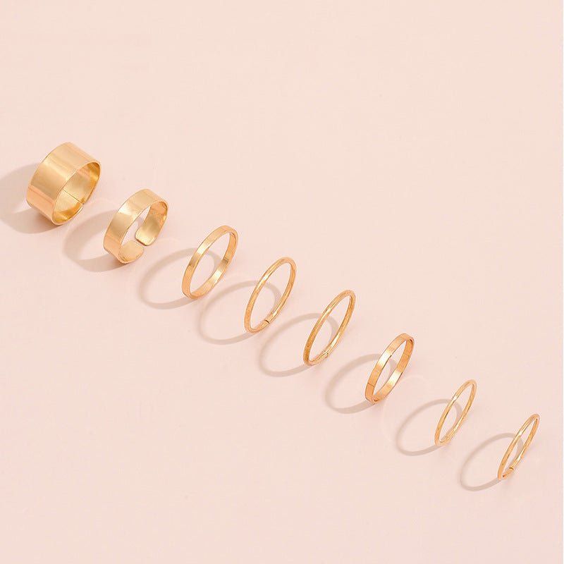 8Pcs Classic ring set - essenshire by IMAKEUPNOW., INC