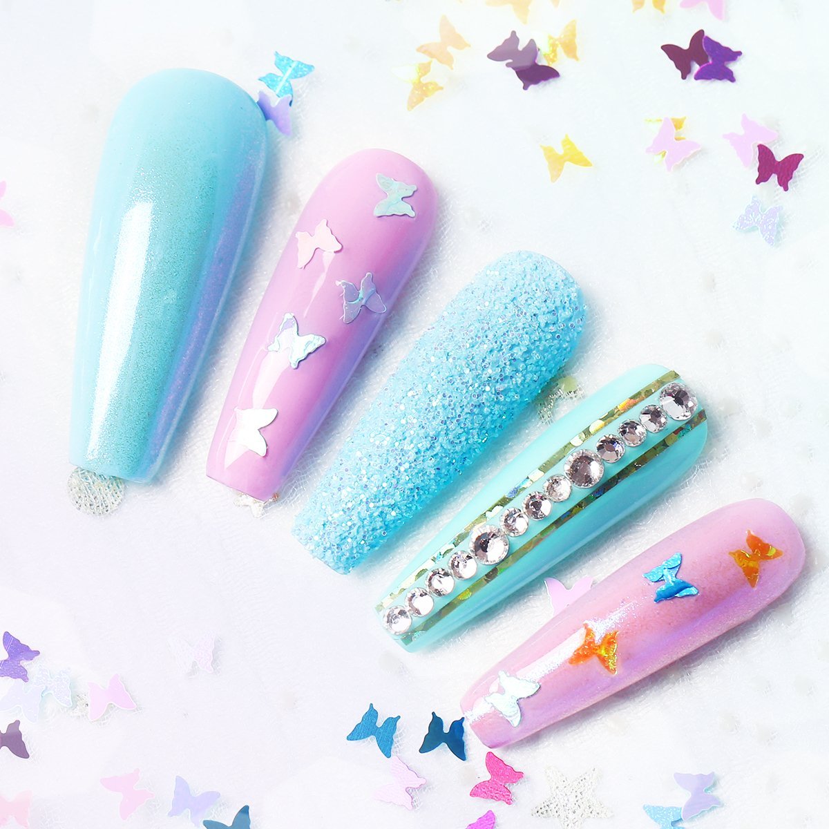 Butterfly Effect - Nail Art Glitter Kit - MODELONES.com