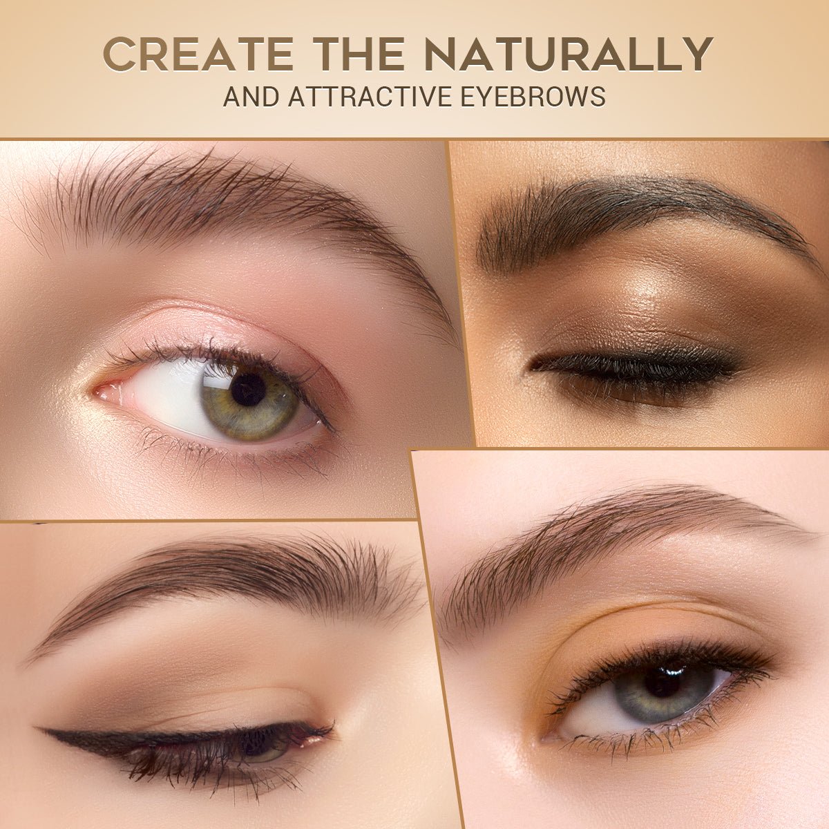 Canned 3 colors Tinted Eyebrow Mascara Kit - essenshire by IMAKEUPNOW., INC