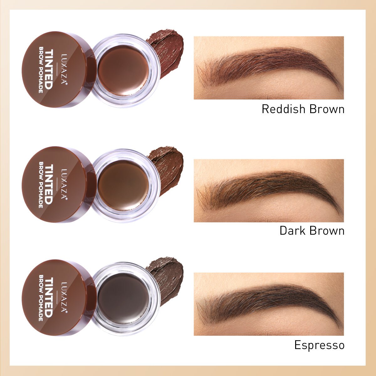 Canned 3 colors Tinted Eyebrow Mascara Kit - essenshire by IMAKEUPNOW., INC