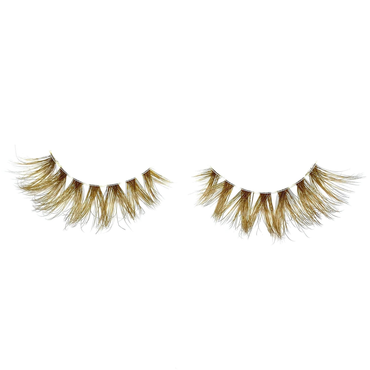 Color False Mink Lashes(Brown,Dense) - essenshire by IMAKEUPNOW., INC