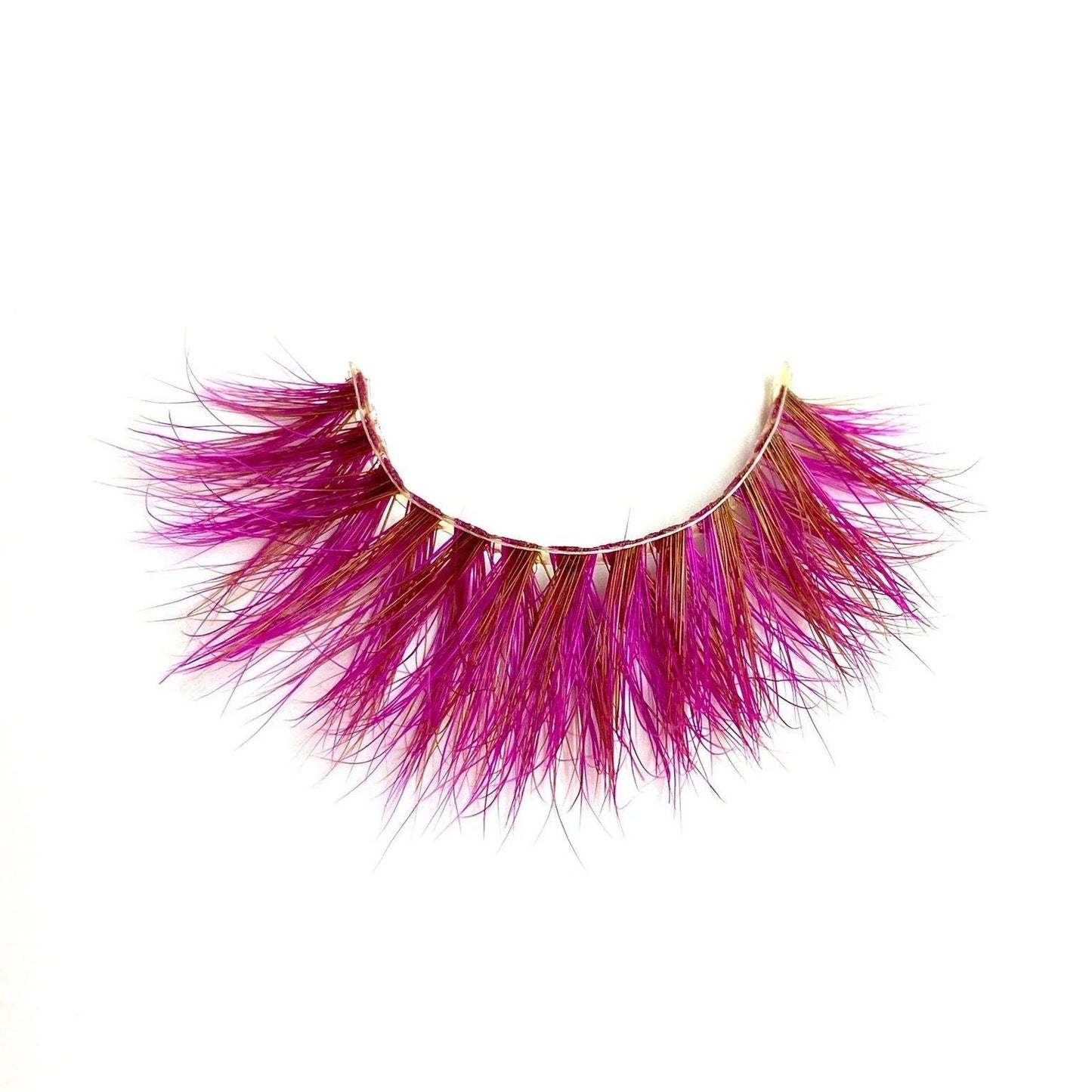 Color False Mink Lashes(Magenta,Dense) - essenshire by IMAKEUPNOW., INC