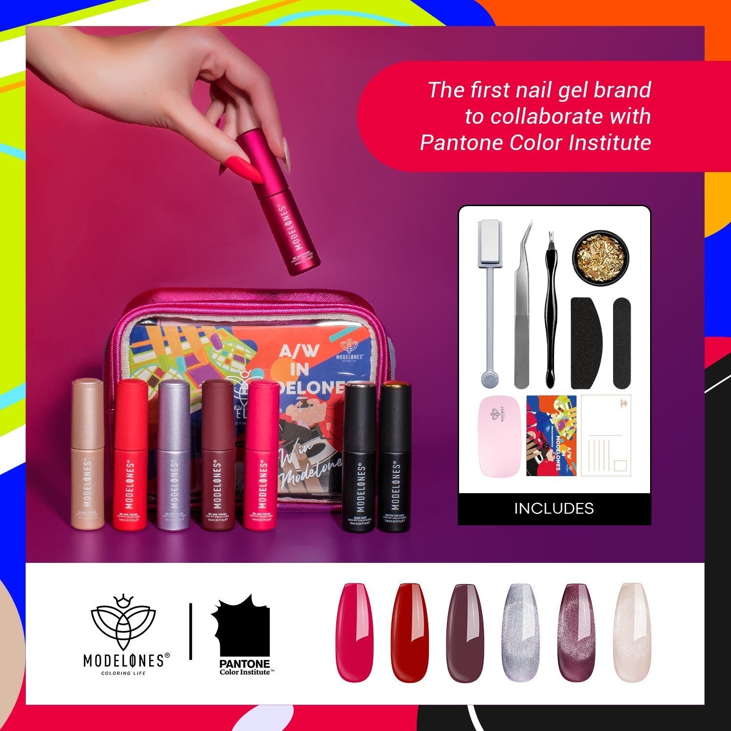 Fierce - Gel Polish Kit 10ml -Pantone Color Institute™【US ONLY】 - essenshire by IMAKEUPNOW., INC