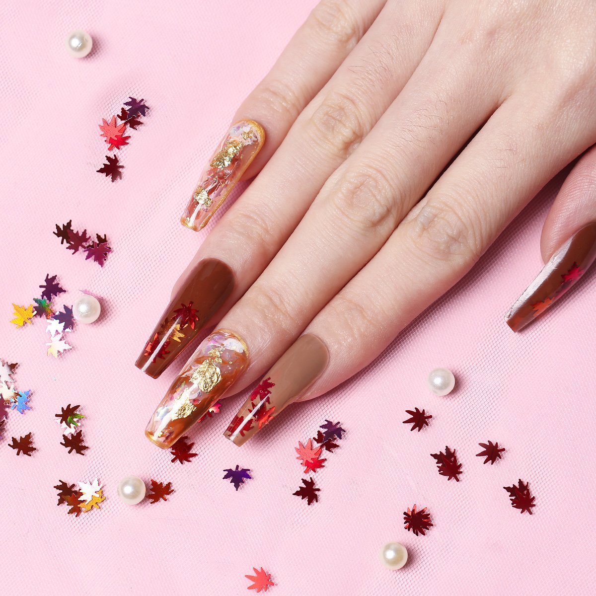 Maple Sequins -- Face & Body & Nail Glitters - essenshire by IMAKEUPNOW., INC