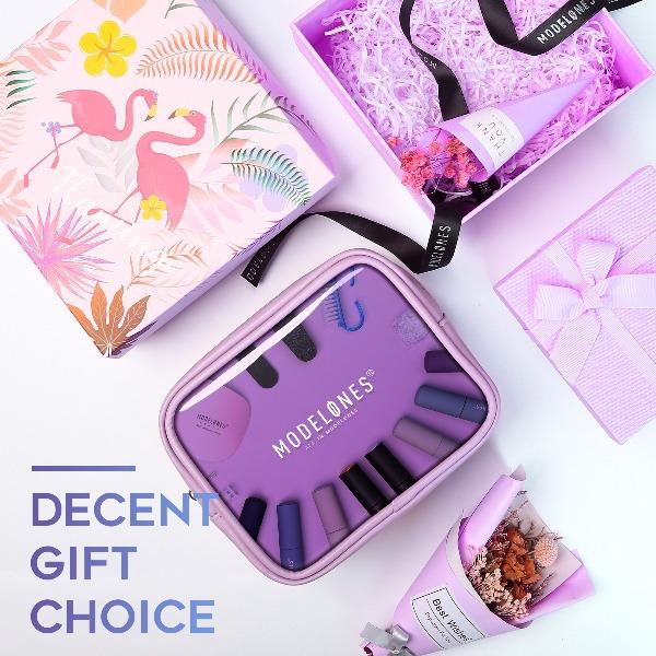 Purple Lipstick Series Starter Kit - Gel Polish Kit - essenshire by IMAKEUPNOW., INC