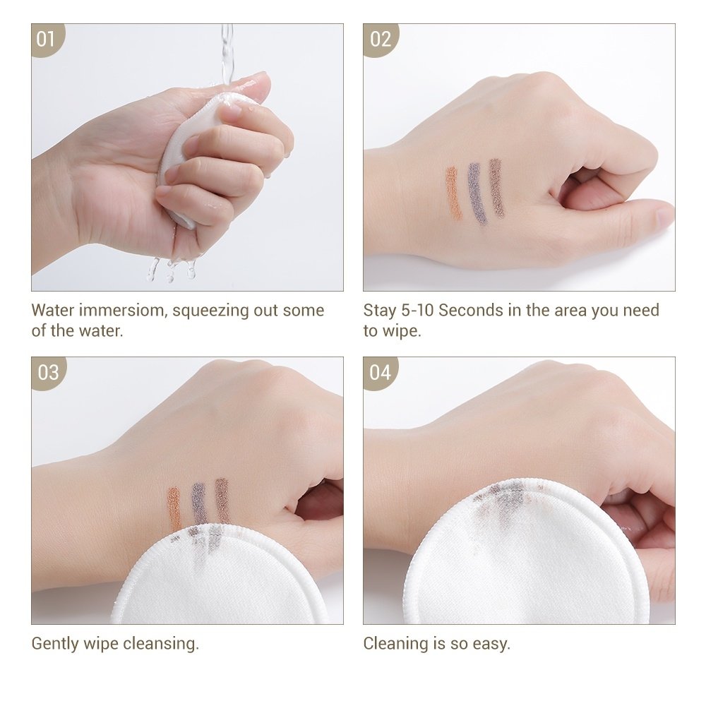 Sustainable Makeup Removal Pads - essenshire by IMAKEUPNOW., INC