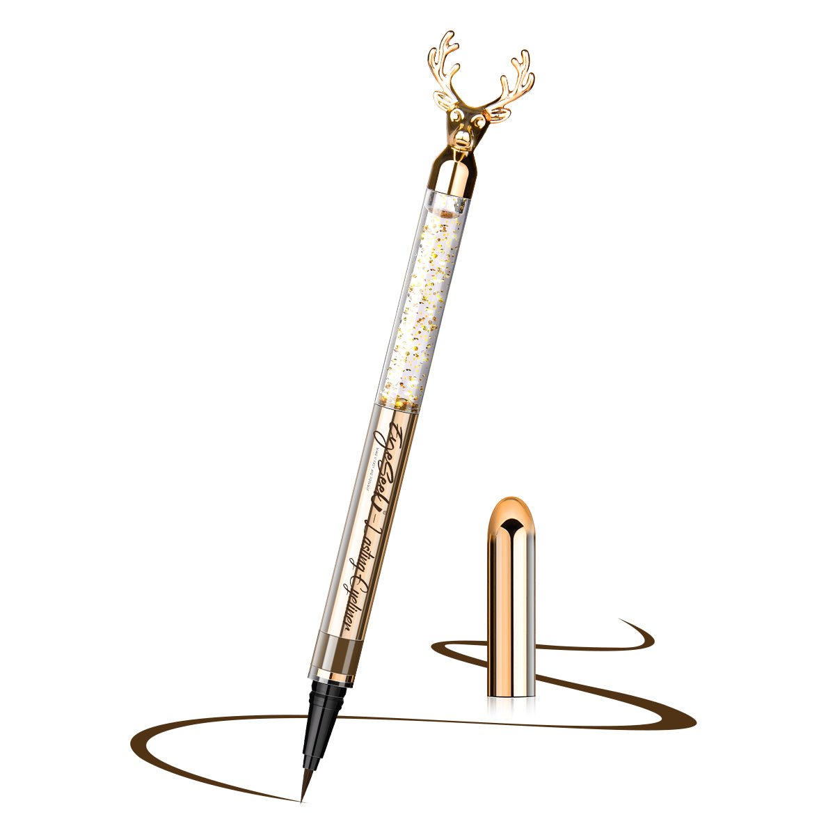 Swirlly Wheely Waterproof Liquid Eyeliner - essenshire by IMAKEUPNOW., INC