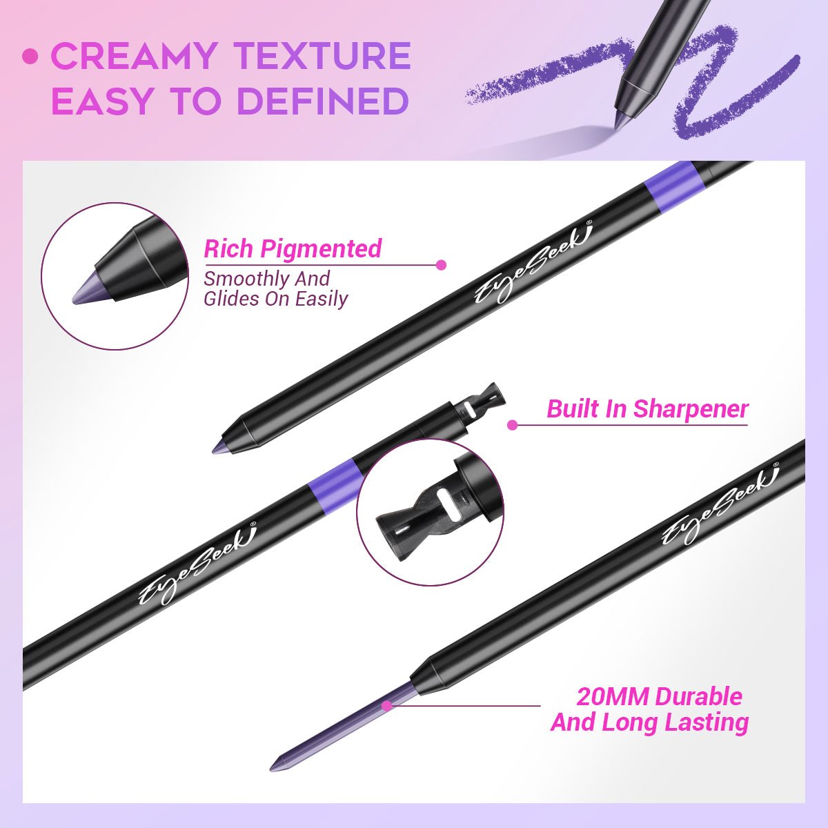 1Pcs Gel Eyeliner Pencil - essenshire by IMAKEUPNOW., INC