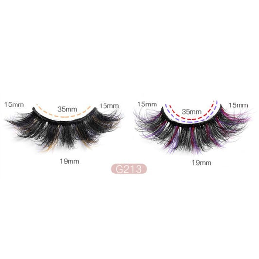 2 Pairs Handmade Mix Color Eyelashes- G213 - essenshire by IMAKEUPNOW., INC