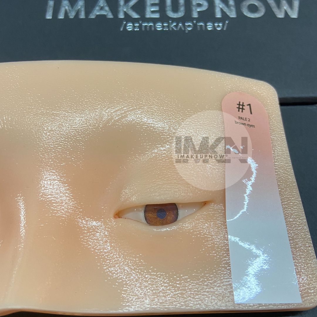 imakeupnow makeup pad; silicone face for makeup practice;makeup practice dummy