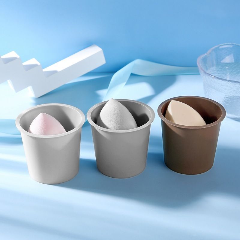3PCs Set Beauty Sponge in A Coffee Cup Holder - essenshire by IMAKEUPNOW., INC