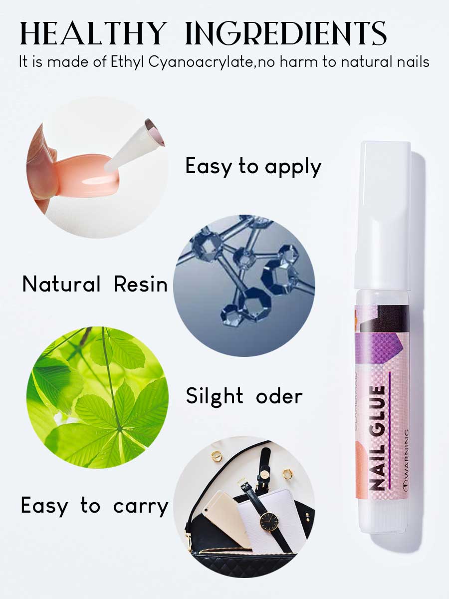 5 Pcs Nail Tip Glue - essenshire by IMAKEUPNOW., INC