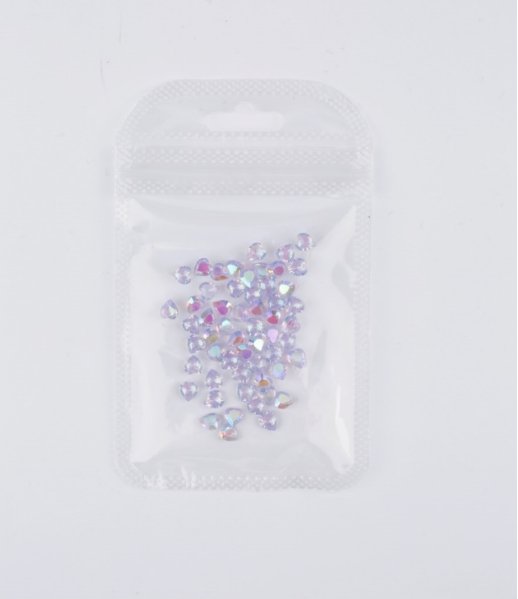 50 PCS 3D Purple Heartr - Nail & Crafting charms - essenshire by IMAKEUPNOW., INC