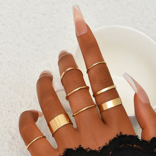 8Pcs Classic ring set - essenshire by IMAKEUPNOW., INC