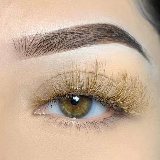 Color False Mink Lashes(Brown,Dense) - essenshire by IMAKEUPNOW., INC