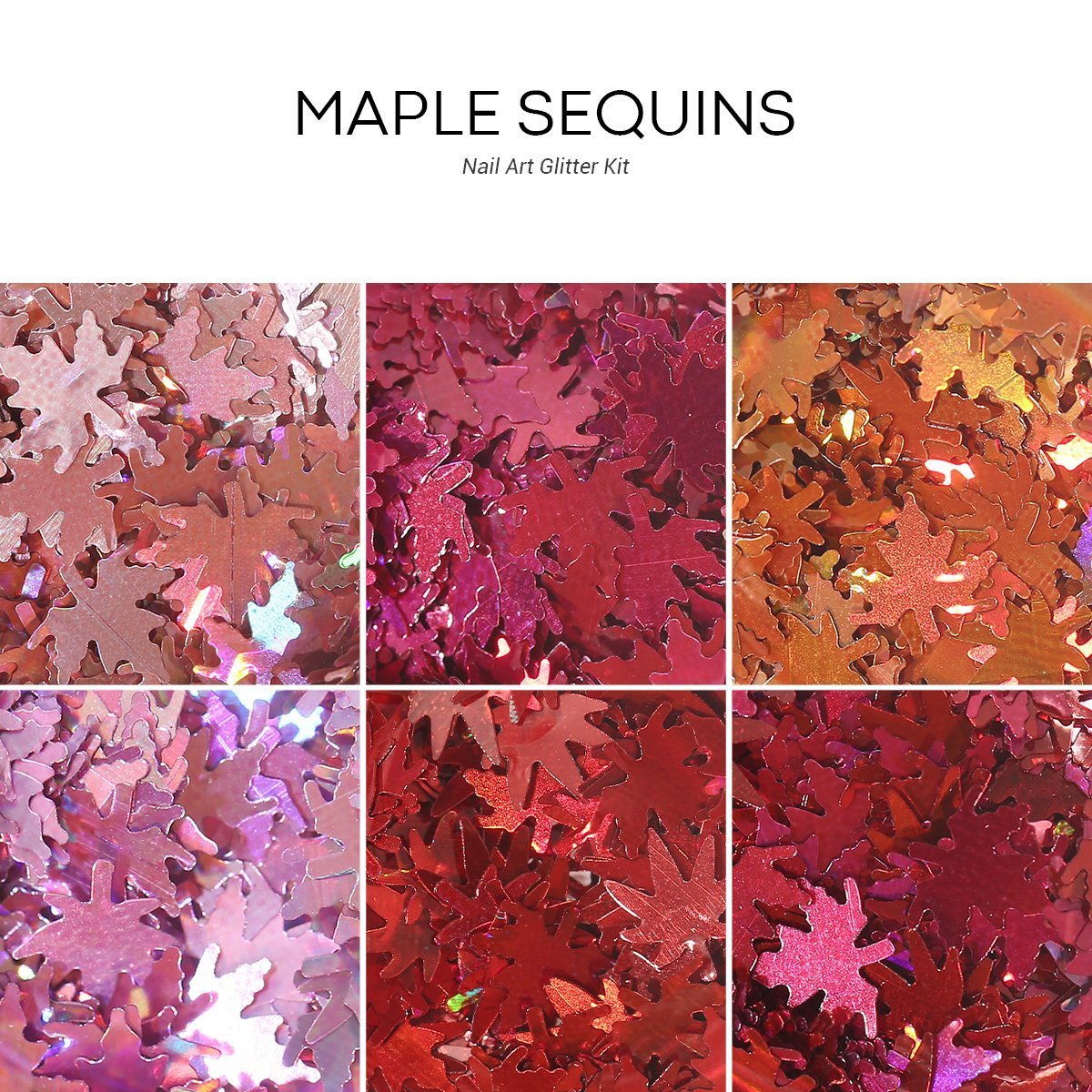 Maple Sequins -- Face & Body & Nail Glitters - essenshire by IMAKEUPNOW., INC